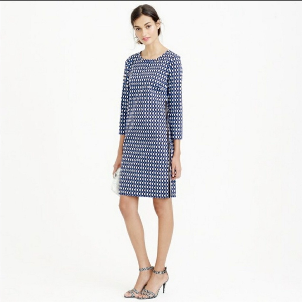 💚 NWT💚 J. CREW Jet Set Geo shift dress ~ 2T